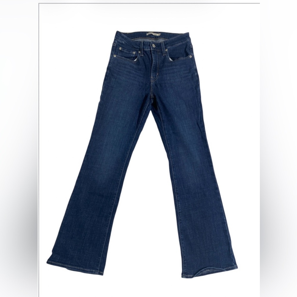 Levi's Classic High-rise Bootcut Blue Denim Jeans
